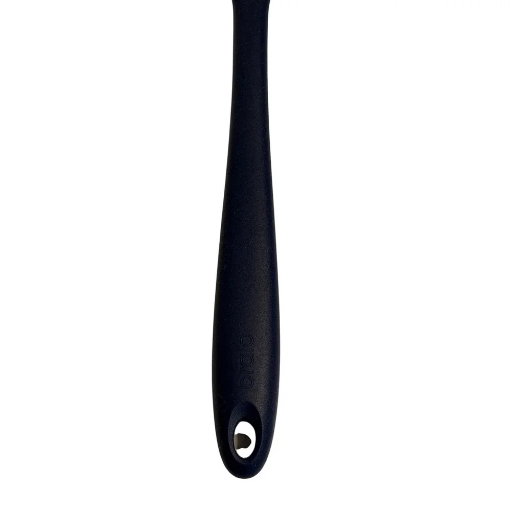Black Silicone Mixing Spoon Heat Resistant Kitchenware Cooking Tool Utensil